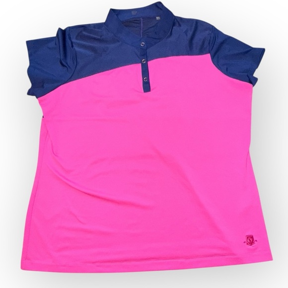 EPNY Womens Snap Mandarin Collar Golf Polo XXL - Picture 7 of 16